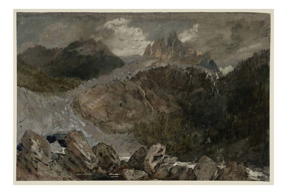 The Source of the Arveron, 1802 by John Mallord William Turner RA