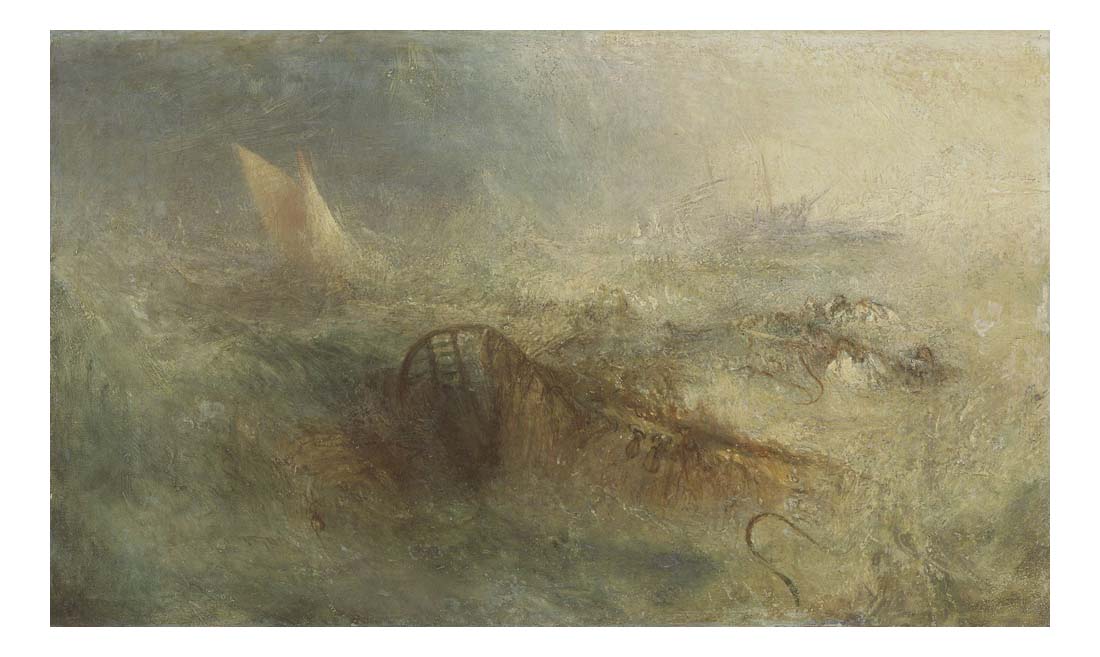 The Storm, 1840-45 by John Mallord William Turner RA, 12x8"(A4) Poster