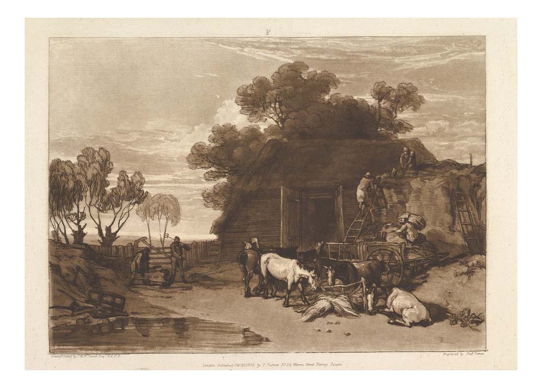 The Straw Yard, 1808 by John Mallord William Turner RA