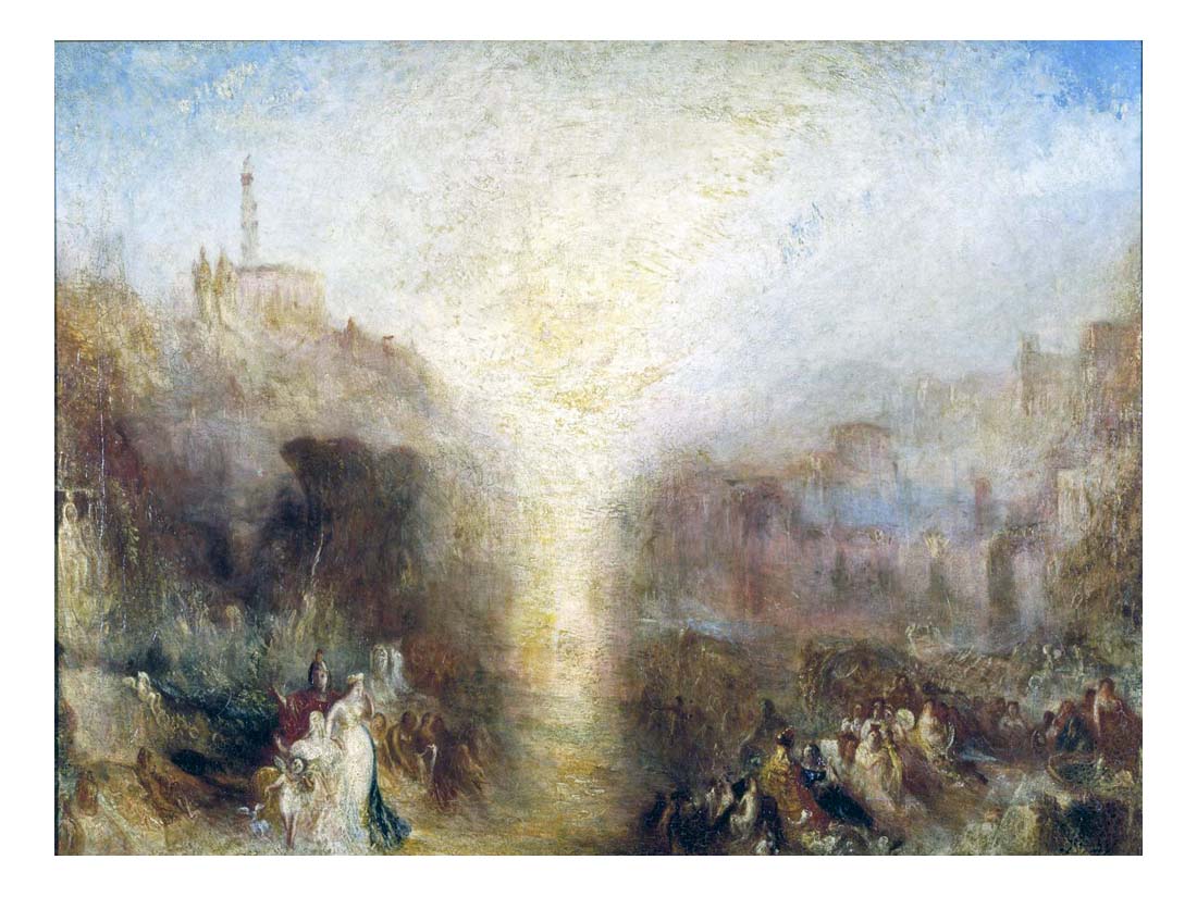 The Visit to the Tomb, 1850 by John Mallord William Turner RA, 12x8"(A4) Poster