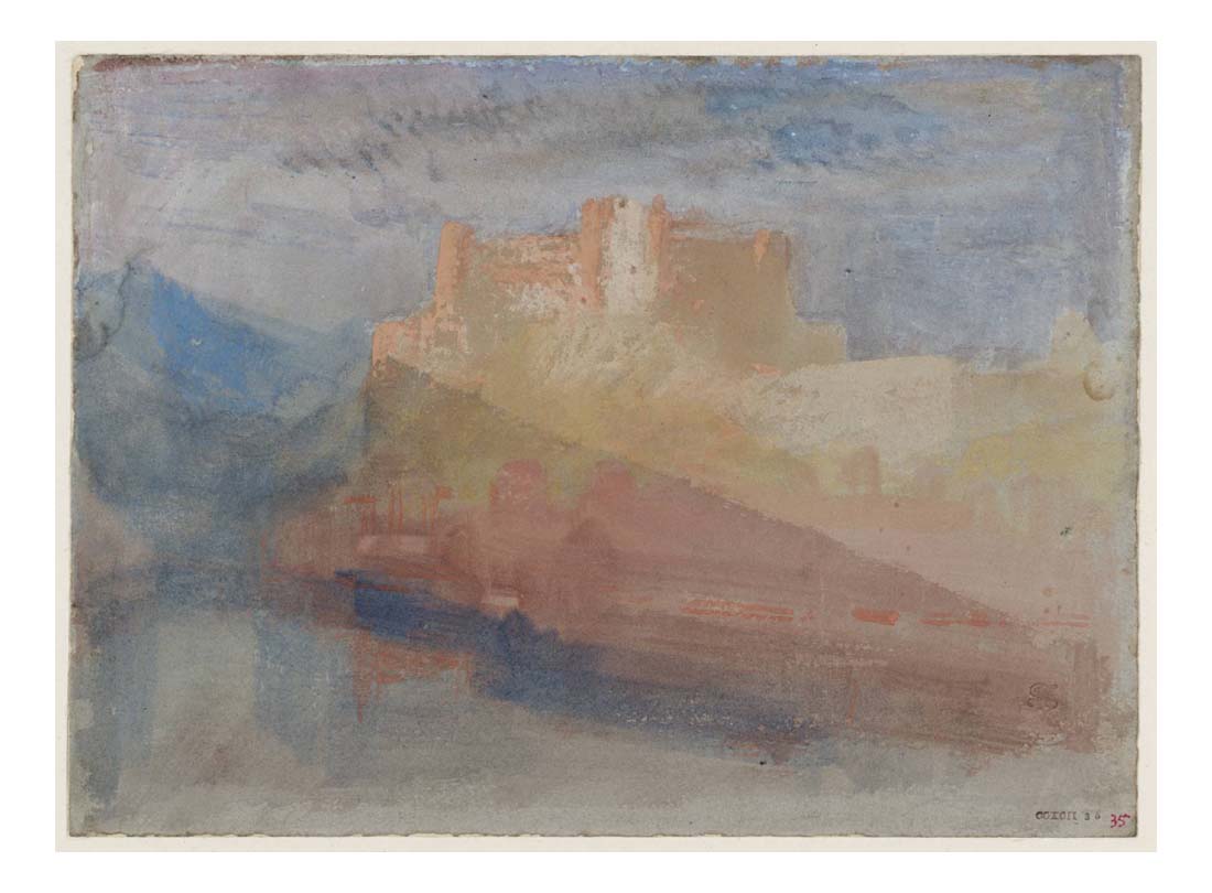 Tower in Sunbeam, 1834 by John Mallord William Turner RA, 12x8"(A4) Poster