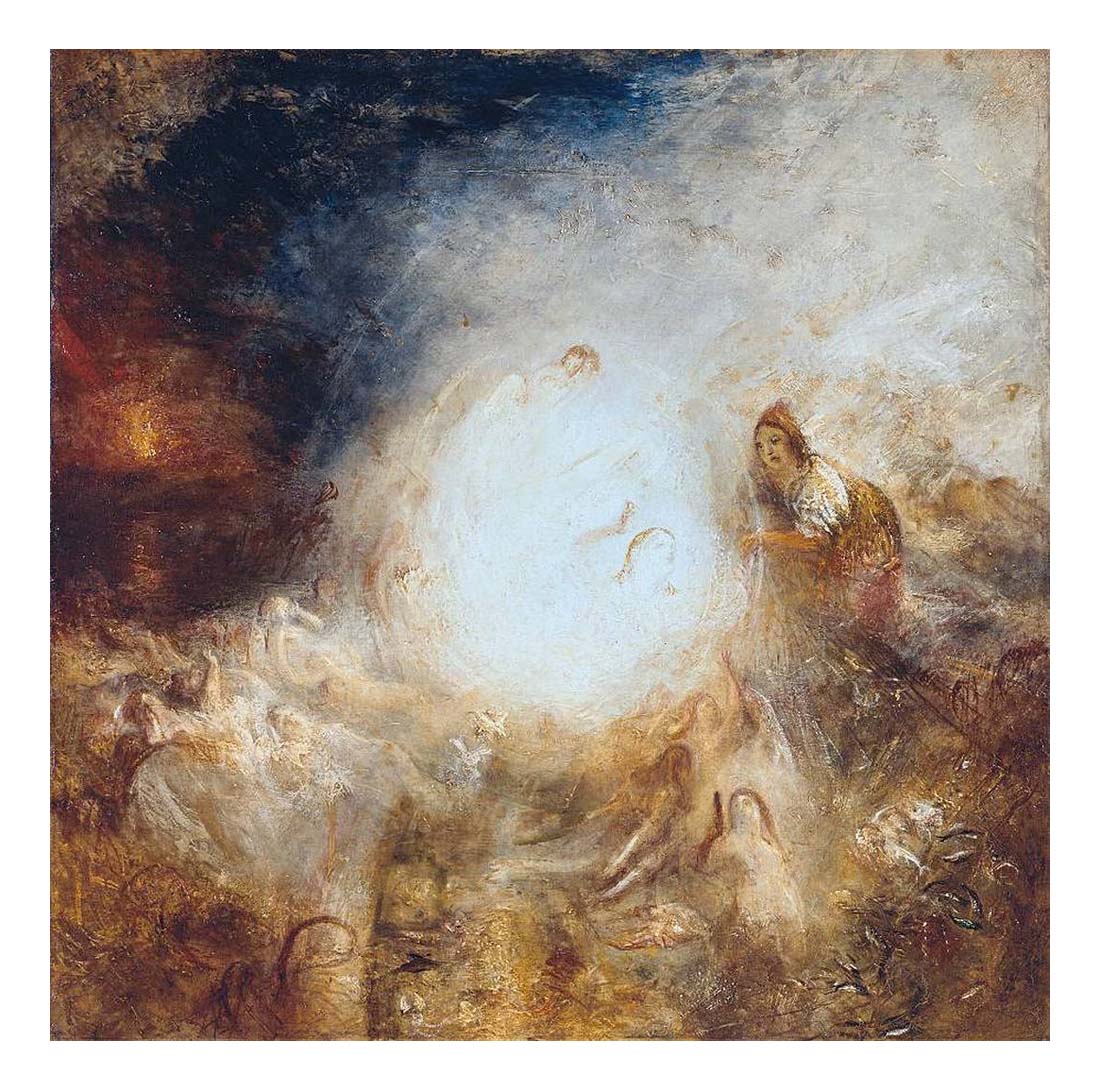 Undine Giving the Ring to Massaniello, Fisherman of Naples, 1846 by John Mallord William Turner RA, 12x8"(A4) Poster