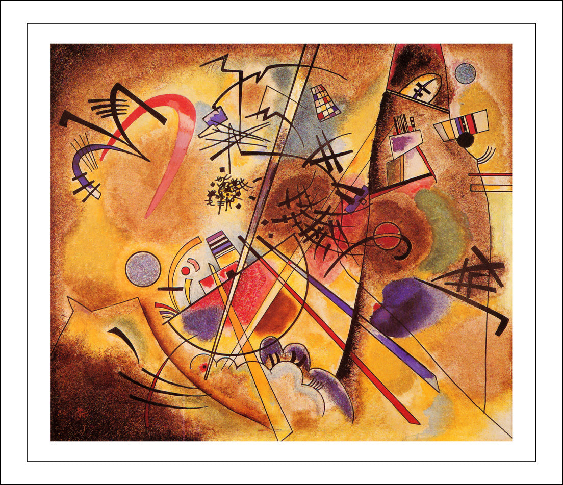 VASSILY KANDINSKY- by Wassily Kandinsky, 12x8"(A4) Poster Print