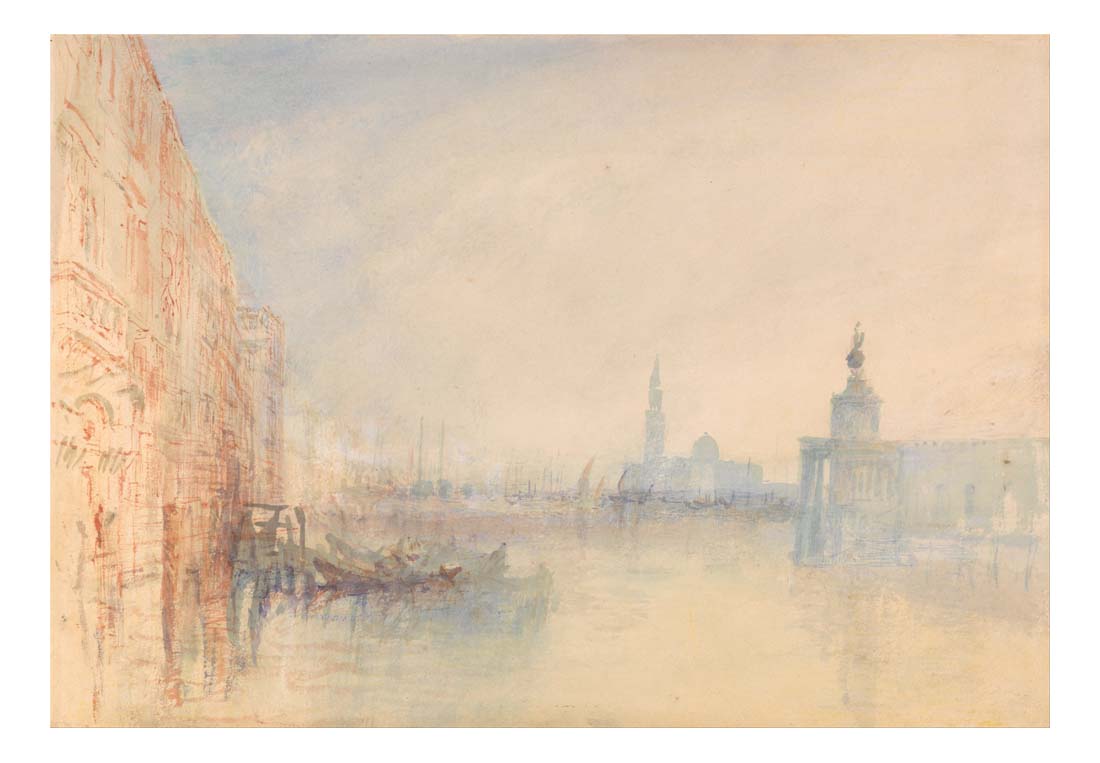 Venice, The Mouth of the Grand Canal, 1840 by John Mallord William Turner RA, 12x8"(A4) Poster
