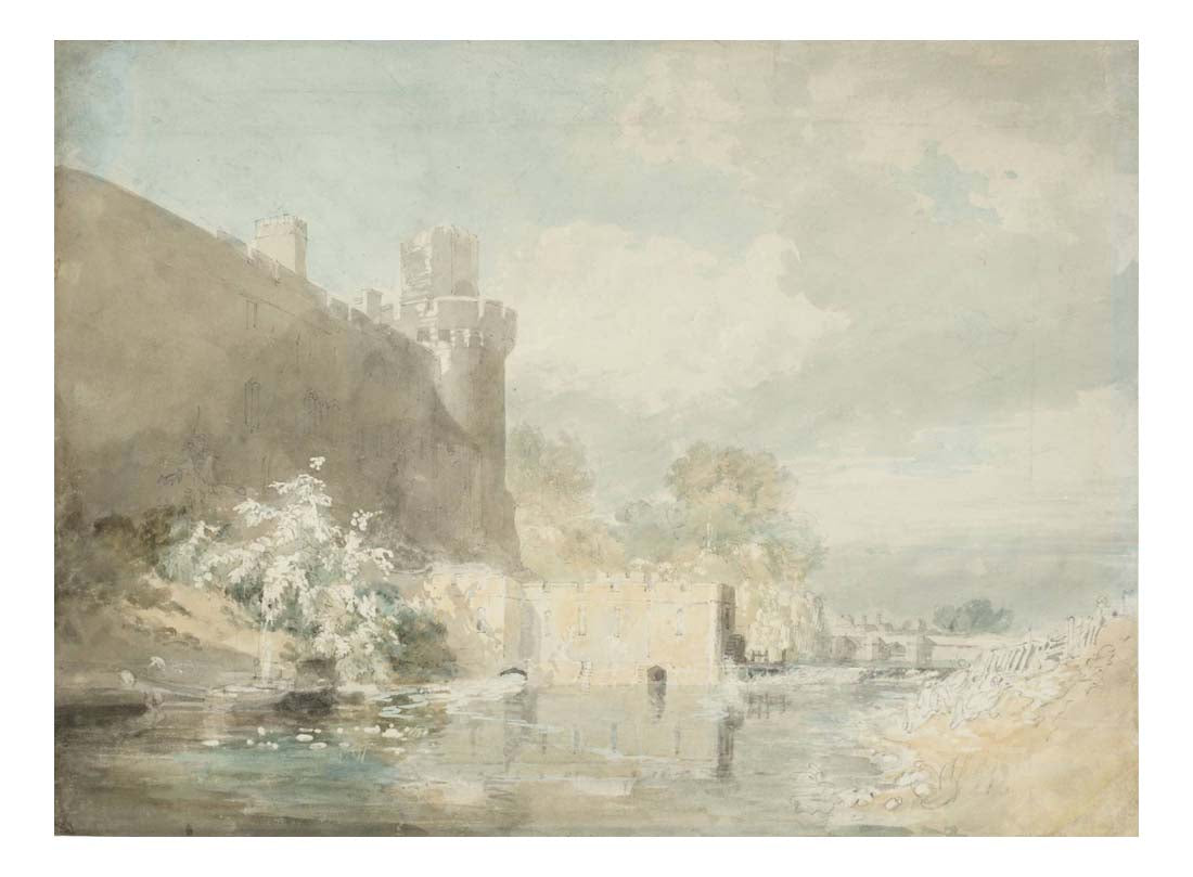 Warwick Castle, 1798-99 by John Mallord William Turner RA, 12x8"(A4) Poster