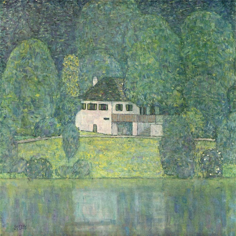 Water castle - Gustav Klimt - Date unknown, 16x12" (A3) Poster Print