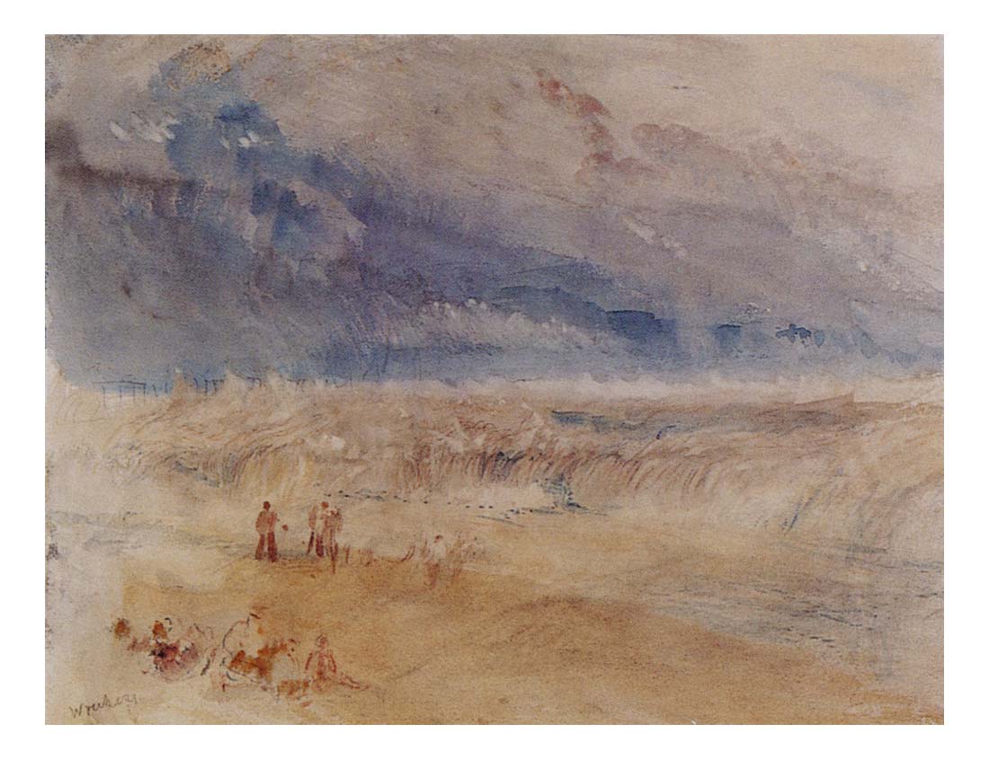 Wreckers, 1845 by John Mallord William Turner RA, 12x8"(A4) Poster