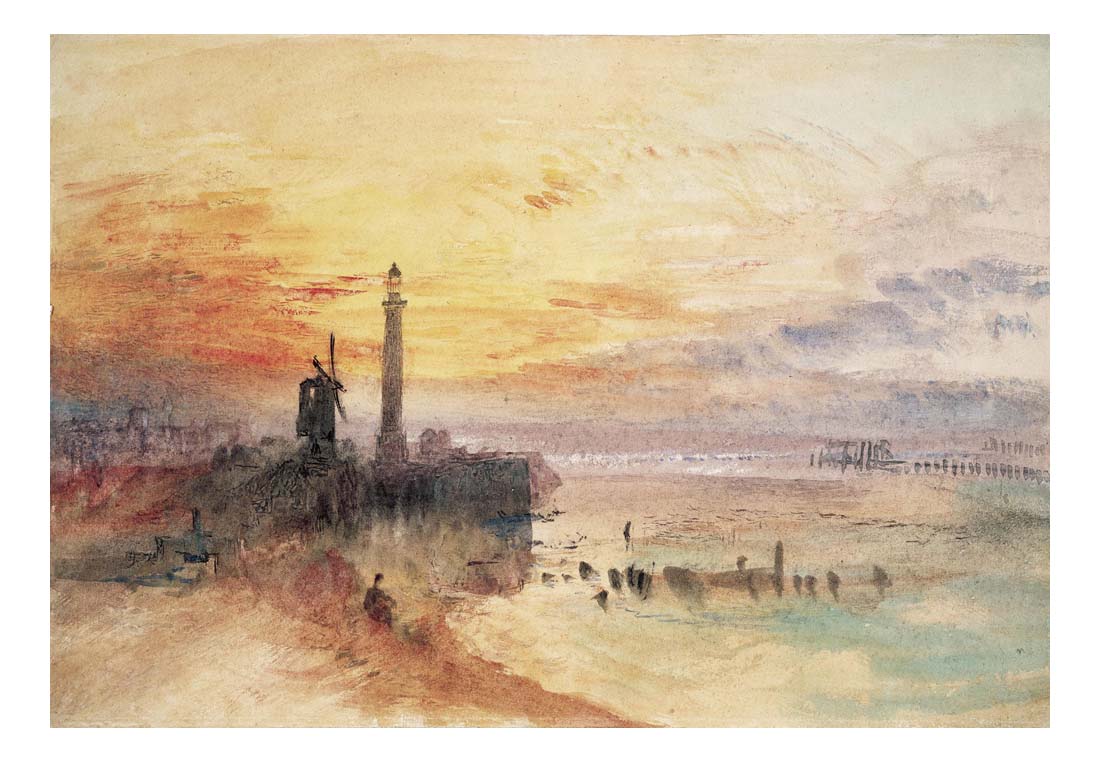 Yarmouth Harbour, Norfolk, 1840 by John Mallord William Turner RA, 12x8"(A4) Poster