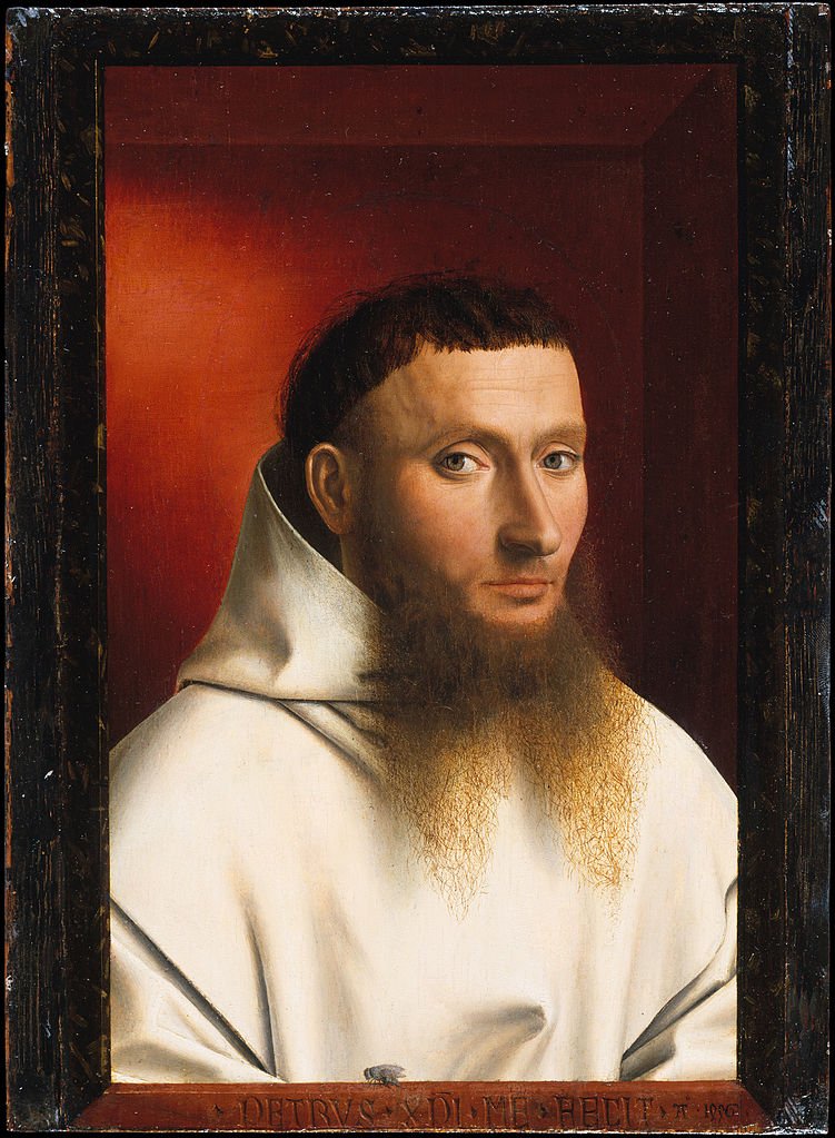A Carthusian, vintage artwork by Petrus Christus, A3 (16x12") Poster Print