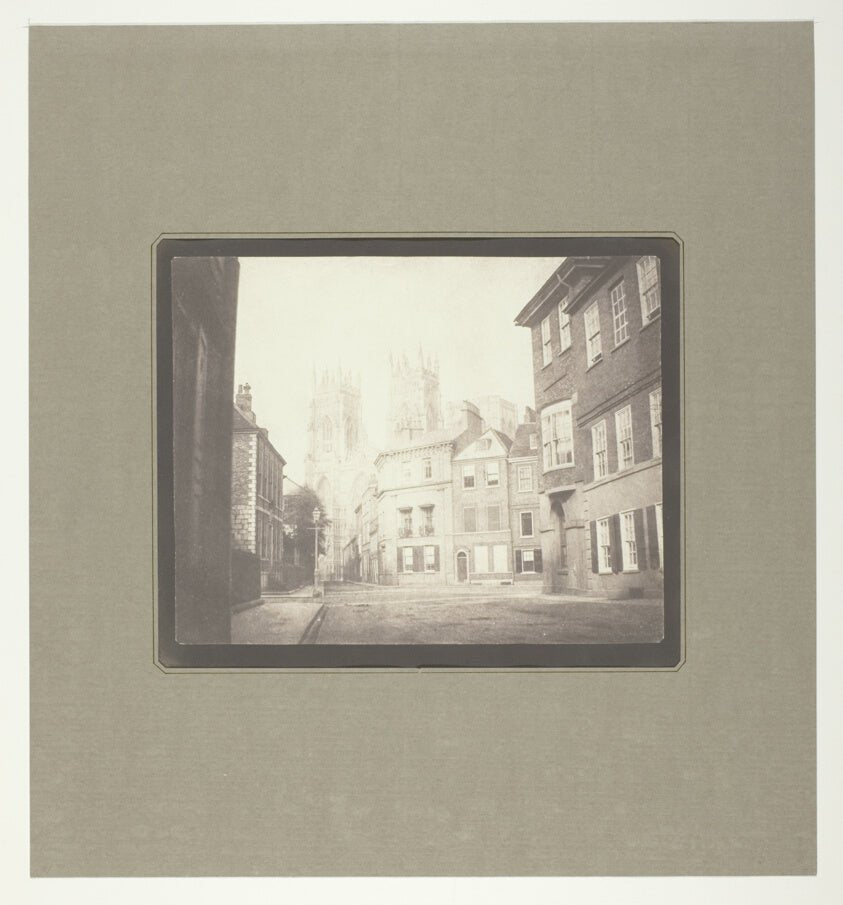 A Scene in York - York Minster from Lop Lane by William Henry Fox Talbot, 23x16"( A2 size ) Poster Print