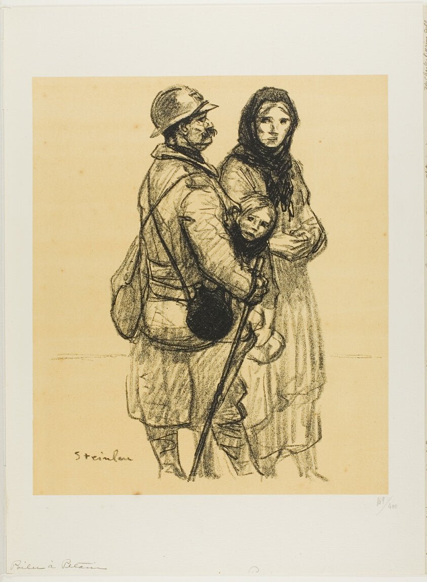 A Soldier for Petain by Theophile-Alexandre Steinlen, 23x16"( A2 size) Poster Print