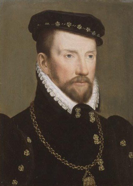 Admiral Gaspard II de Coligny, vintage artwork by Franҫois Clouet, A3 (16x12") Poster Print