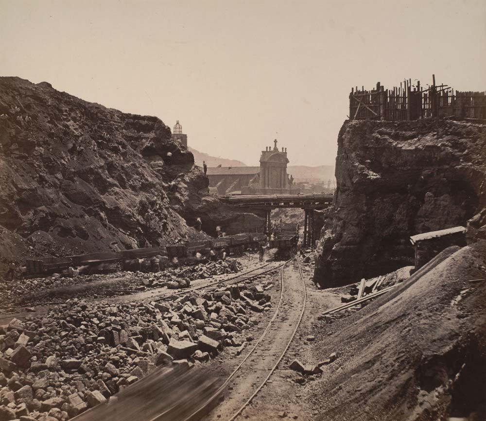 Adolphe Terris - Marseille, vintage historic photograph, modern poster print