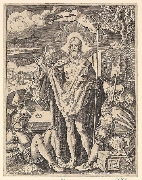 After Albrecht Dürer:Engraved copies of The Little Passion n.d., vintage artwork, 16x12"(A3) Poster Print