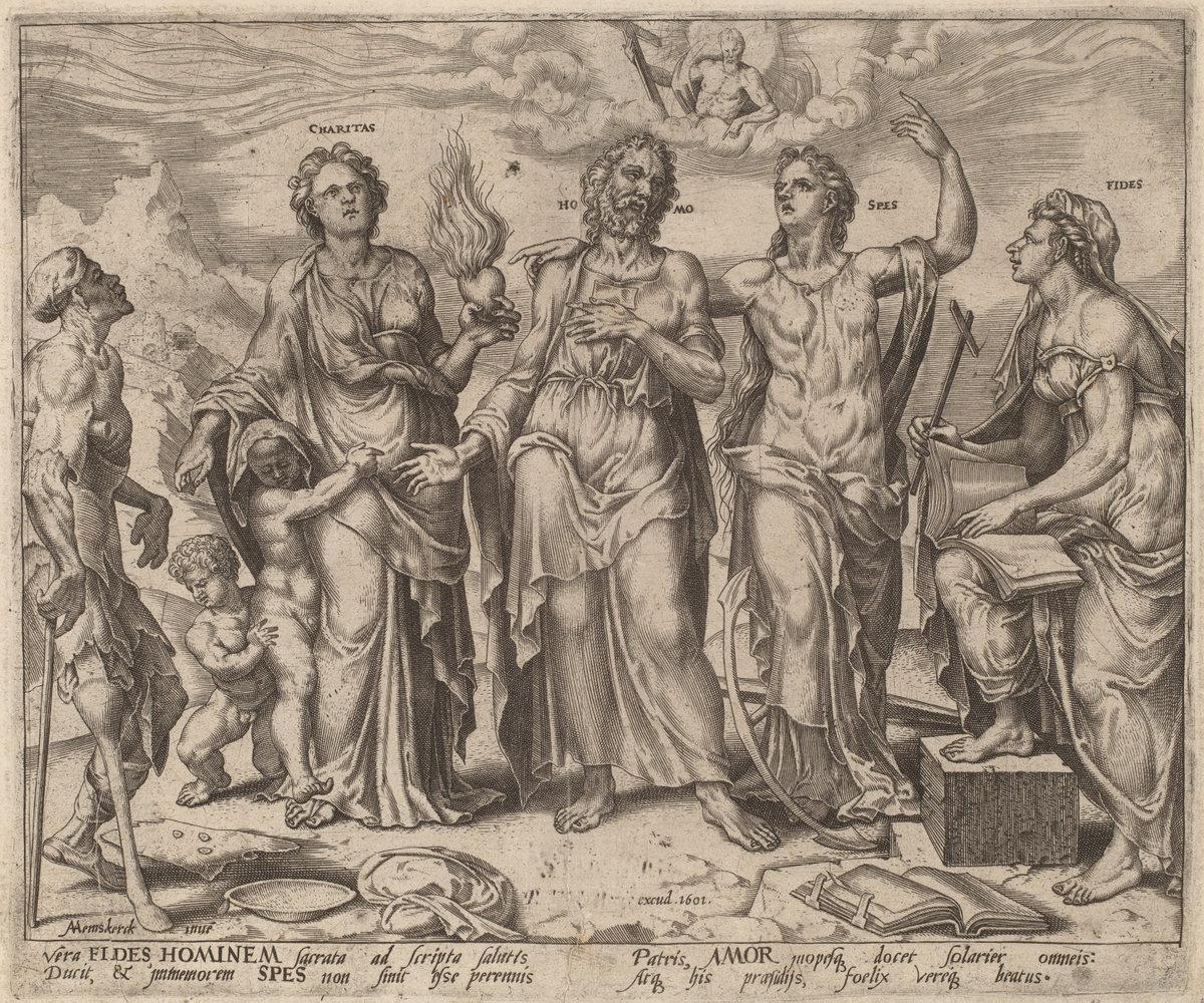 after Maerten van Heemskerck:1562,16x12"(A3) Poster