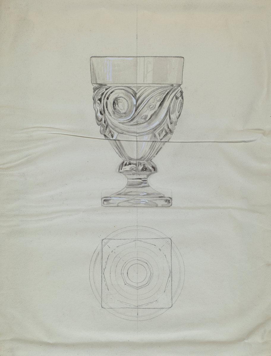 Albert Eyth:Lidded Compote,16x12"(A3) Poster