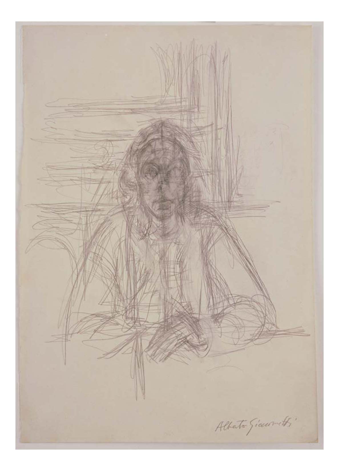 Alberto Giacometti - Annette, 16x12" (A3) Poster Print