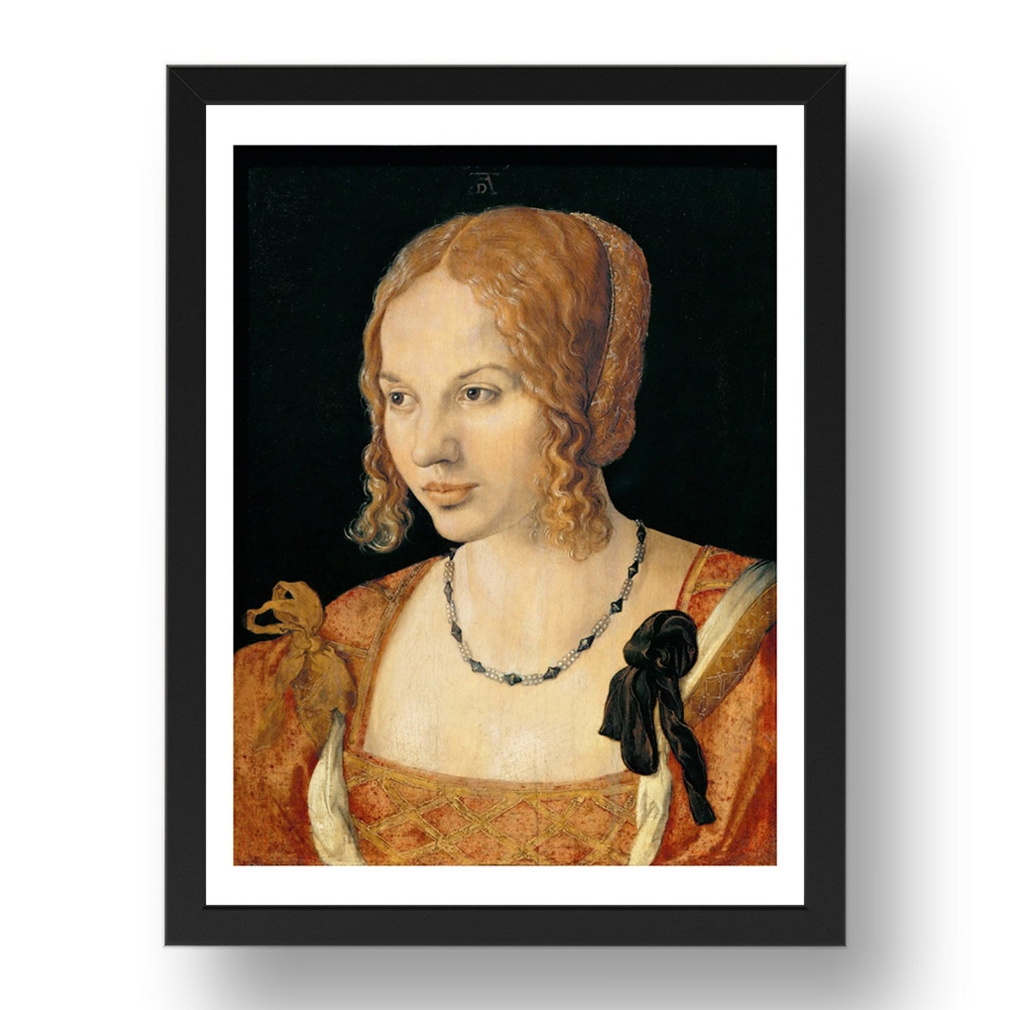 Albrecht Durer Portrait of a Young Venetian Woman, vintage art, A3 (16x12") Poster Print