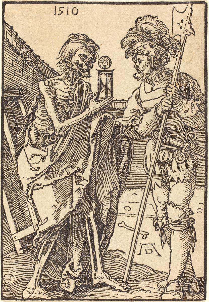 Albrecht Dürer:Death and the Lansquenet,16x12"(A3) Poster