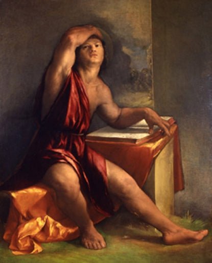 Allegory of Learning, vintage artwork by Dosso Dossi, A3 (16x12") Poster Print