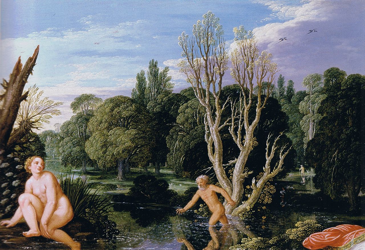 Alpheus and Arethusa, vintage artwork by Johann König, 12x8" (A4) Poster