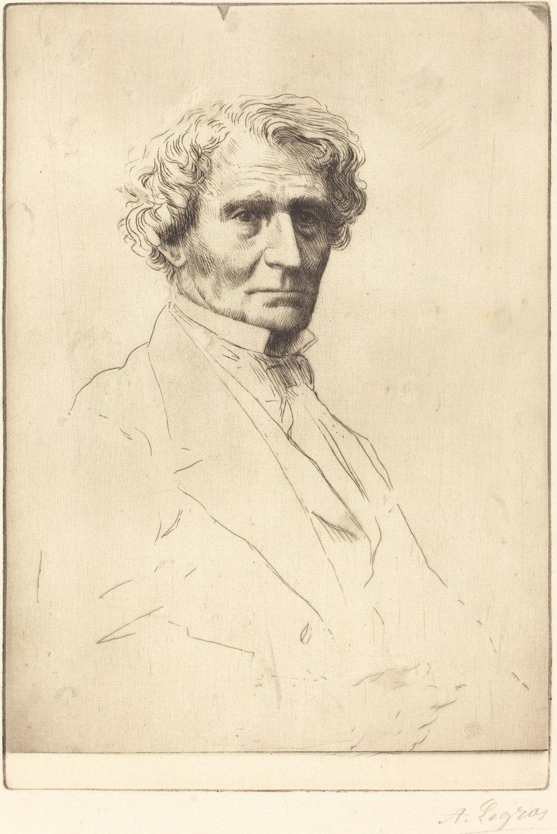 Alphonse Legros:Hector Berlioz,16x12"(A3) Poster