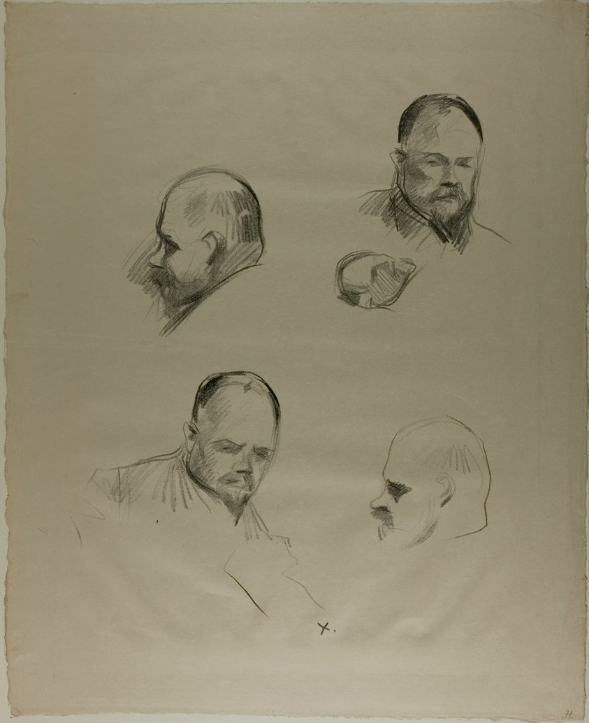 Ambroise Vollard, Four Sketches by Jean Louis Forain, 23x16"( A2 size) Poster Print