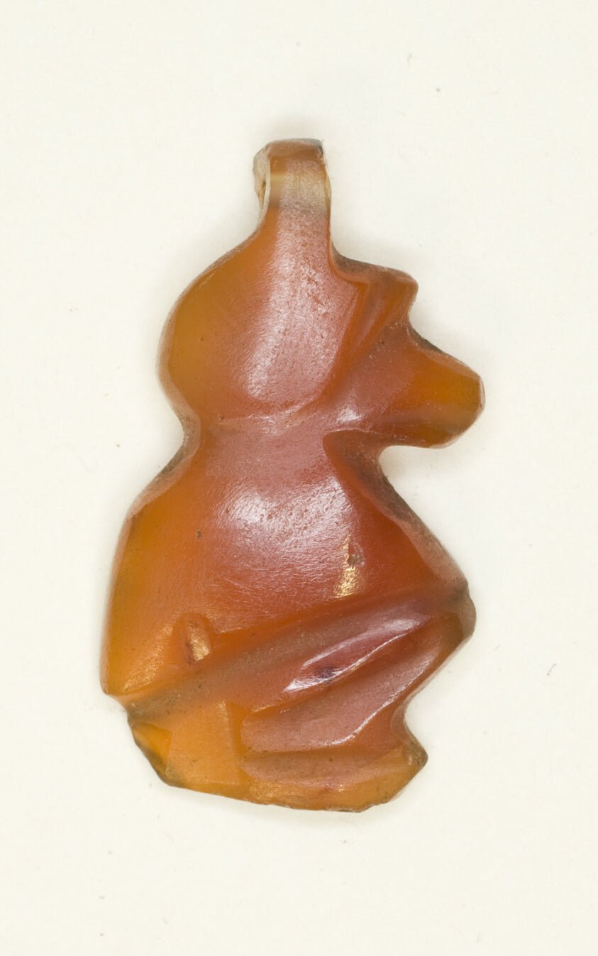 Amulet of a Sitting Baboon by Egyptian, 23x16"( A2 size ) Poster Print