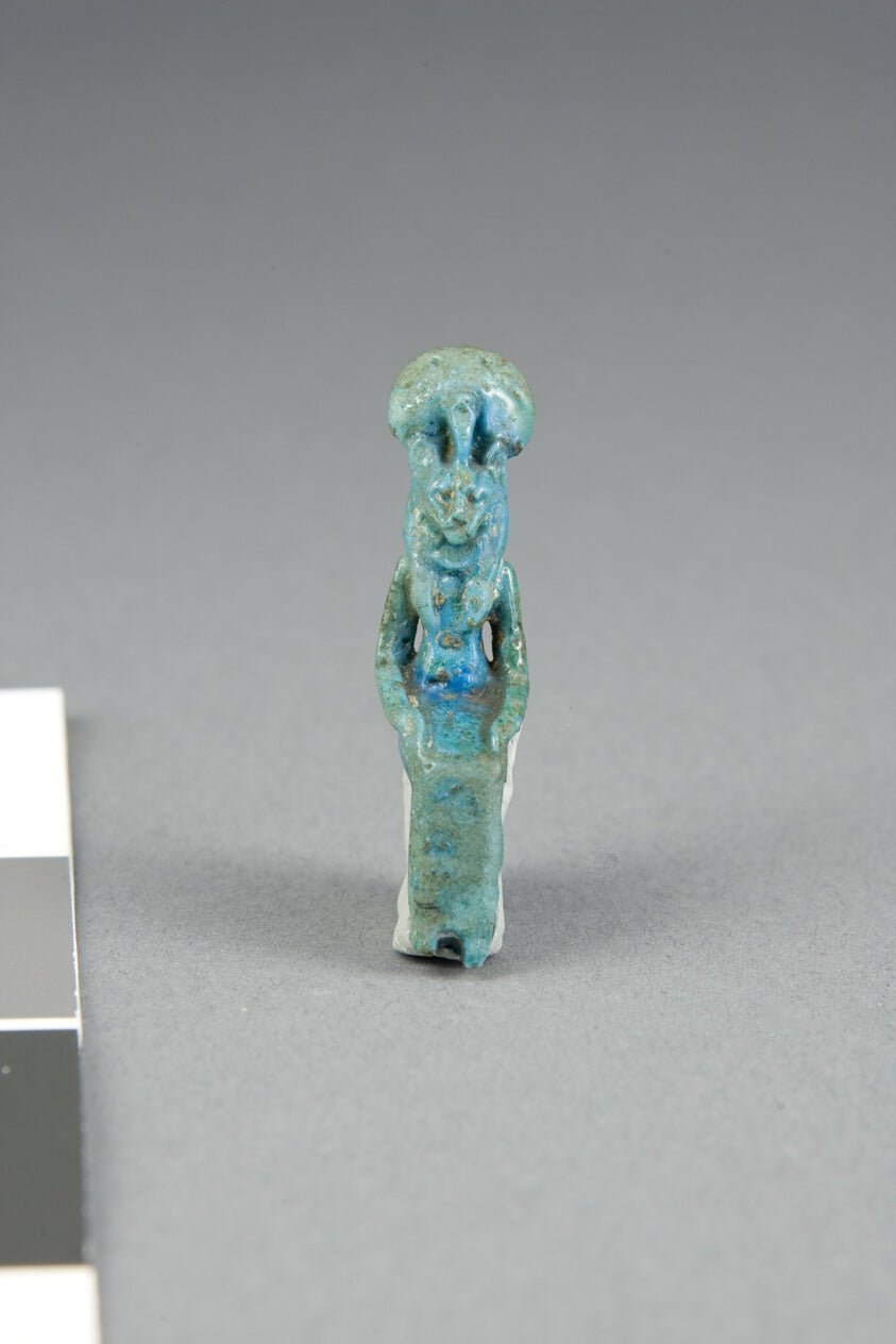 Amulet of the Seated Goddess Sekhmet by Egyptian, 23x16"( A2 size) Poster Print