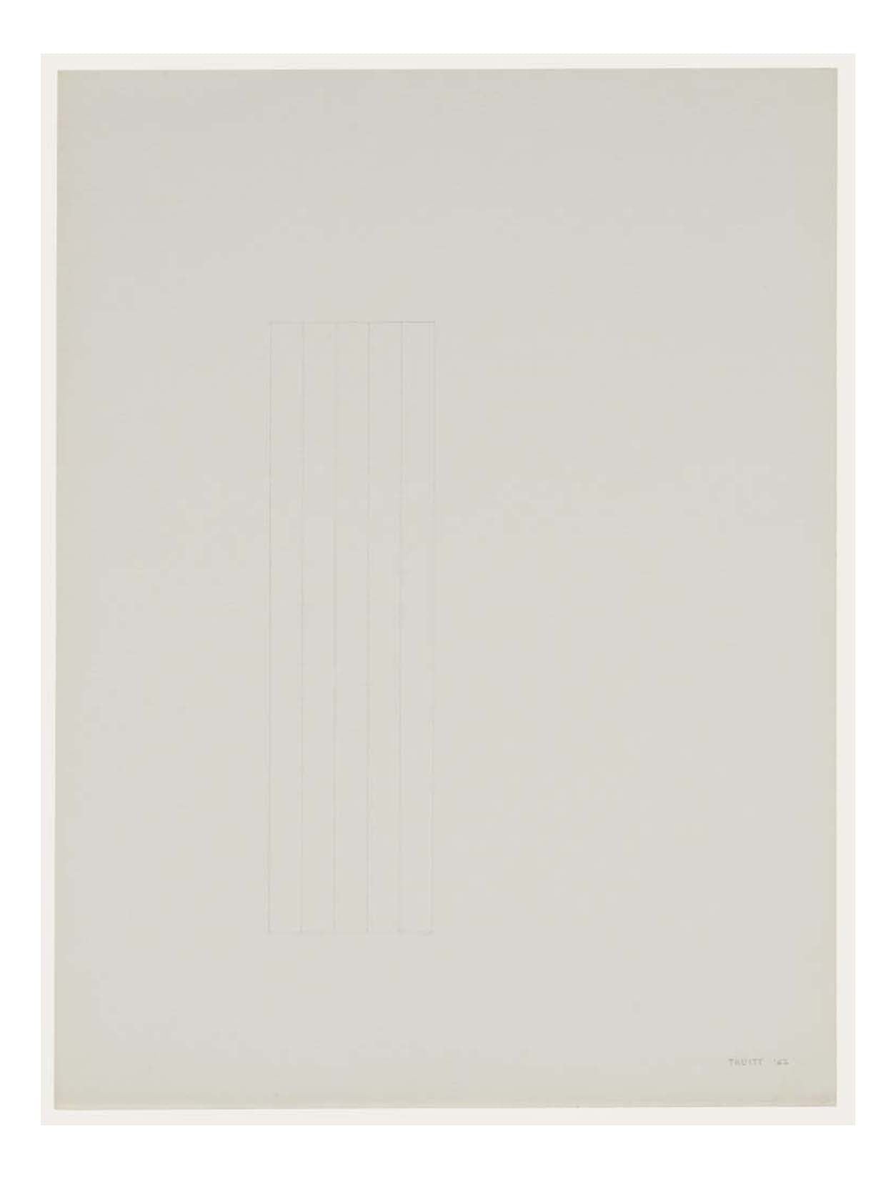 Anne Truitt - Untitled, 16x12" (A3) Poster Print