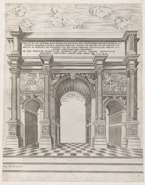 AnonymousSpeculum Romanae Magnificentiae Arch of Septimus-16x12"(A3) Poster