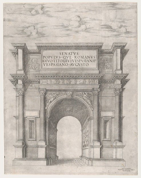 AnonymousSpeculum Romanae Magnificentiae Arch of Titus 155-16x12"(A3) Poster