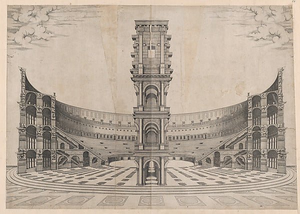 AnonymousSpeculum Romanae Magnificentiae Interior Reconstr-16x12"(A3) Poster