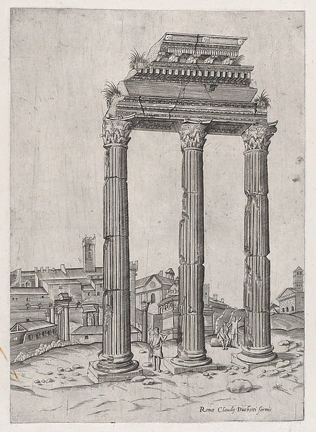 AnonymousSpeculum Romanae Magnificentiae Portico of the Te-16x12"(A3) Poster