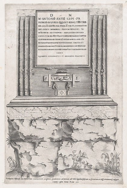 AnonymousSpeculum Romanae Magnificentiae Sepulchre of Lupu-16x12"(A3) Poster