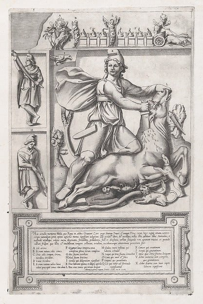 AnonymousSpeculum Romanae Magnificentiae Statue of Mithras-16x12"(A3) Poster