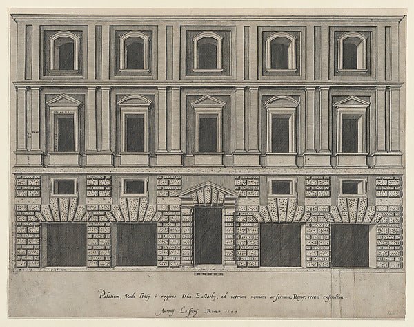 AnonymousSpeculum Romanae Magnificentiae Stazzi Palace 154-16x12"(A3) Poster