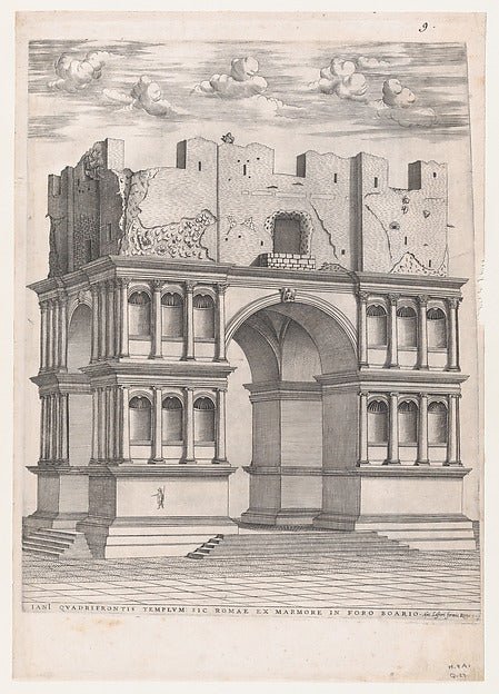 AnonymousSpeculum Romanae Magnificentiae Temple of Janus 1-16x12"(A3) Poster
