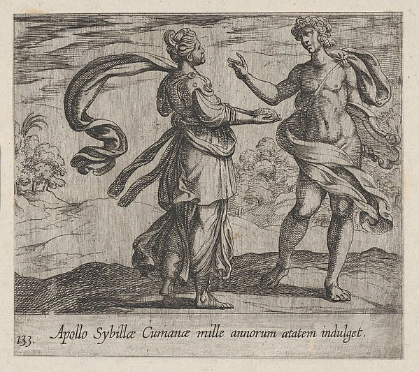 Antonio Tempesta:Apollo Granting the Cumaean Sybil's Wish f-16x12"(A3) Poster