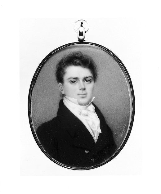 Portrait of a Gentleman c1820-Nathaniel Rogers, Poster Print