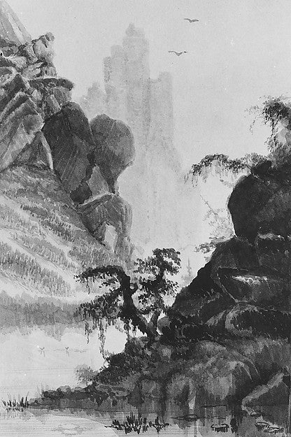 Mountain Landscape-David Pell Secor, Poster Print