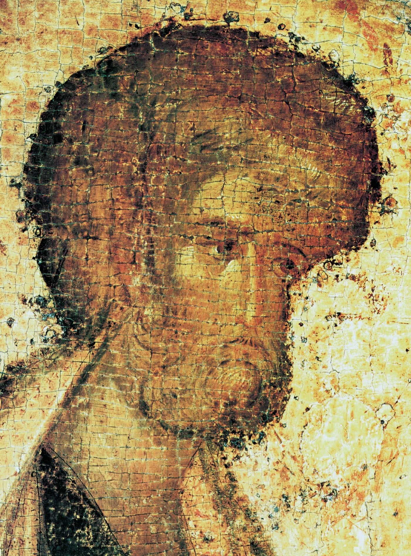Apostle Peter, vintage artwork by Theophanes the Greek, 12x8" (A4) Poster