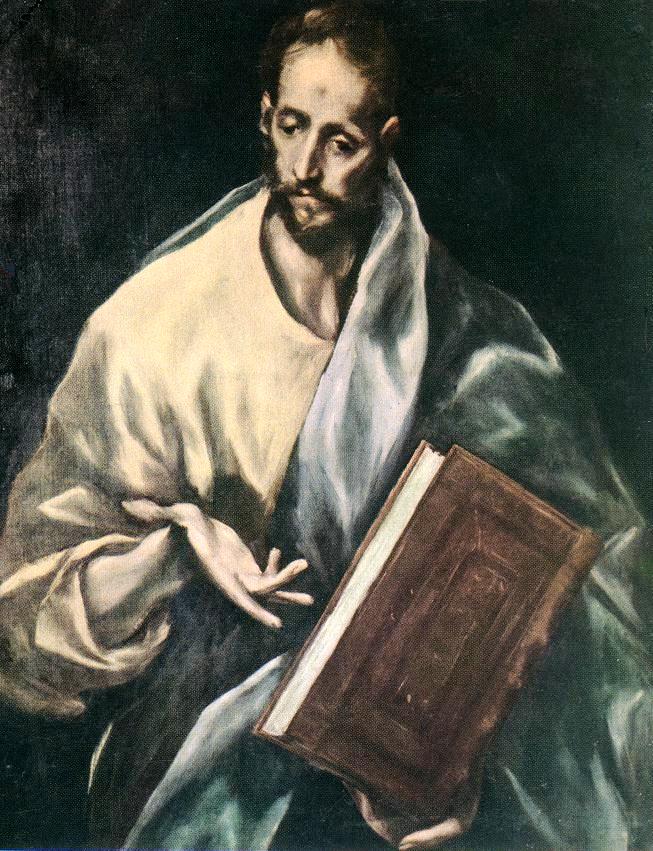 Apostle St James the Less, vintage artwork by El Greco, 12x8" (A4) Poster