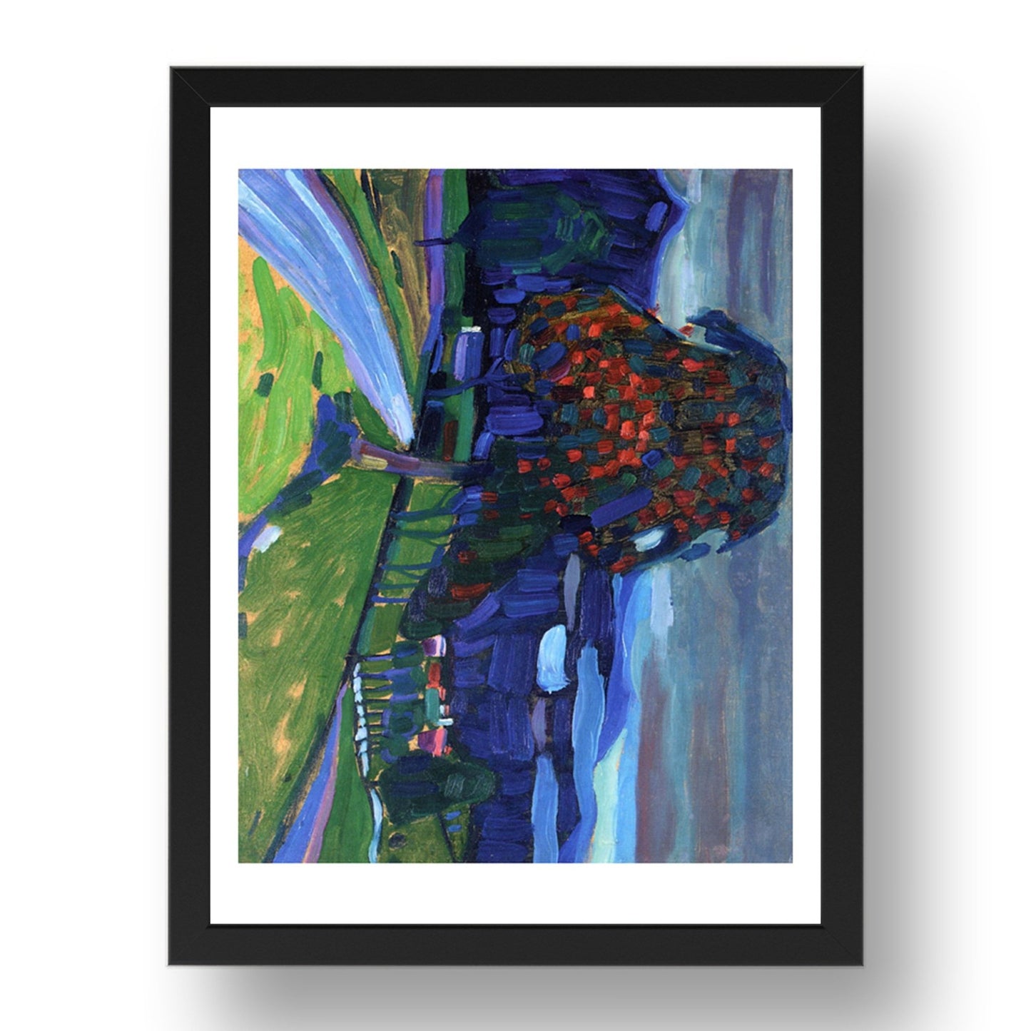 Autumn near Murnau 1908 by Wassily Kandinsky, 17x13" Frame