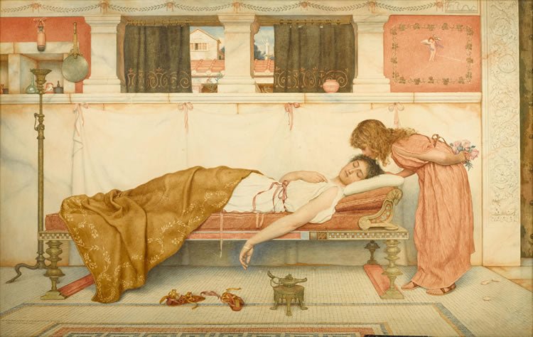 Awakened, vintage artwork by George Lawrence Bulleid, 12x8" (A4) Poster