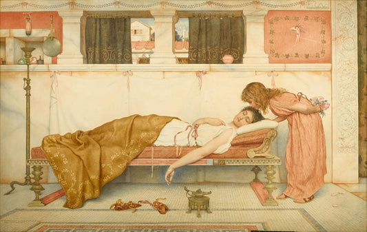 Awakened, vintage artwork by George Lawrence Bulleid, 12x8" (A4) Poster