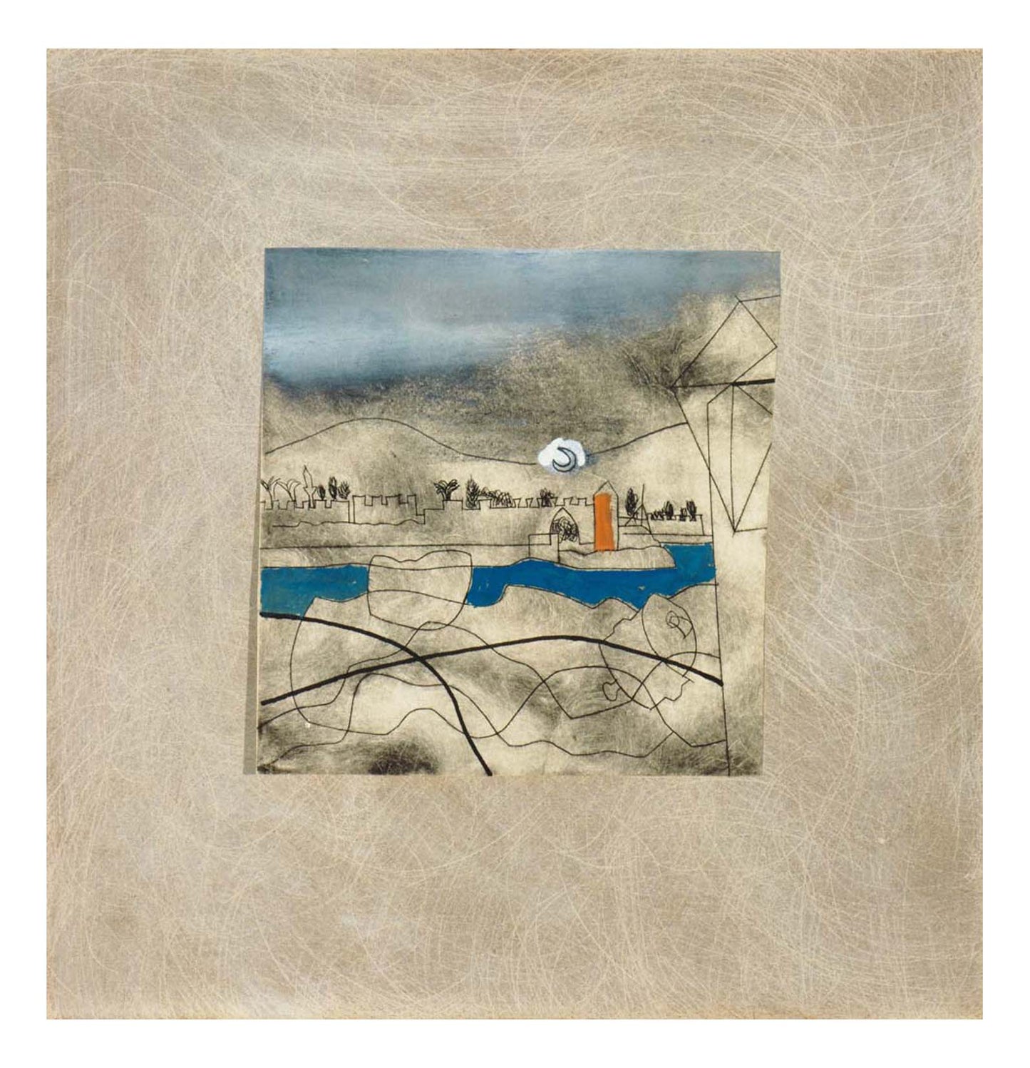 Ben Nicholson - Rhodos, 16x12" (A3) Poster Print