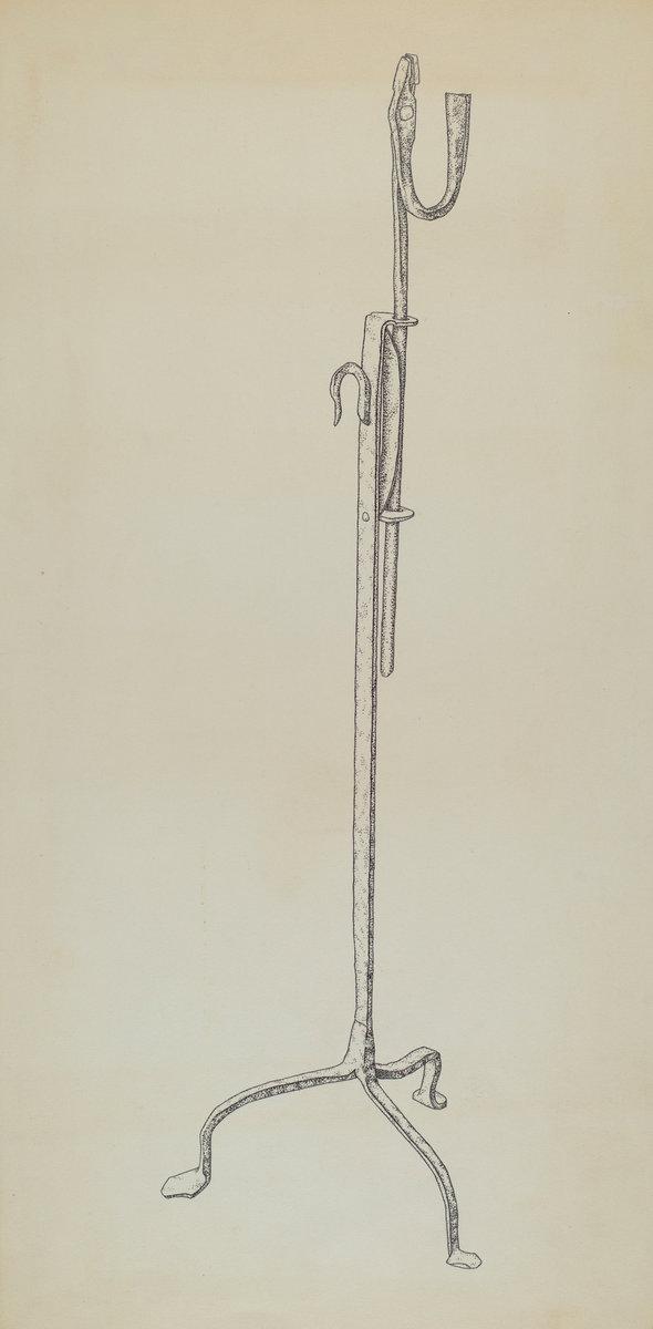 Benjamin Resnick:Rush and Candle Stand,16x12"(A3) Poster