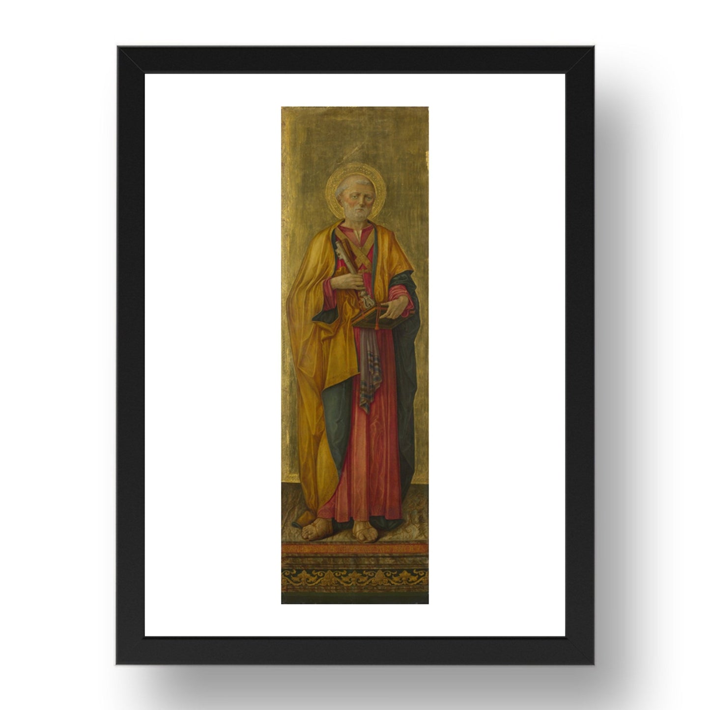 Benvenuto di Giovanni: Saint Peter, Poster in 17x13"(A3) Frame