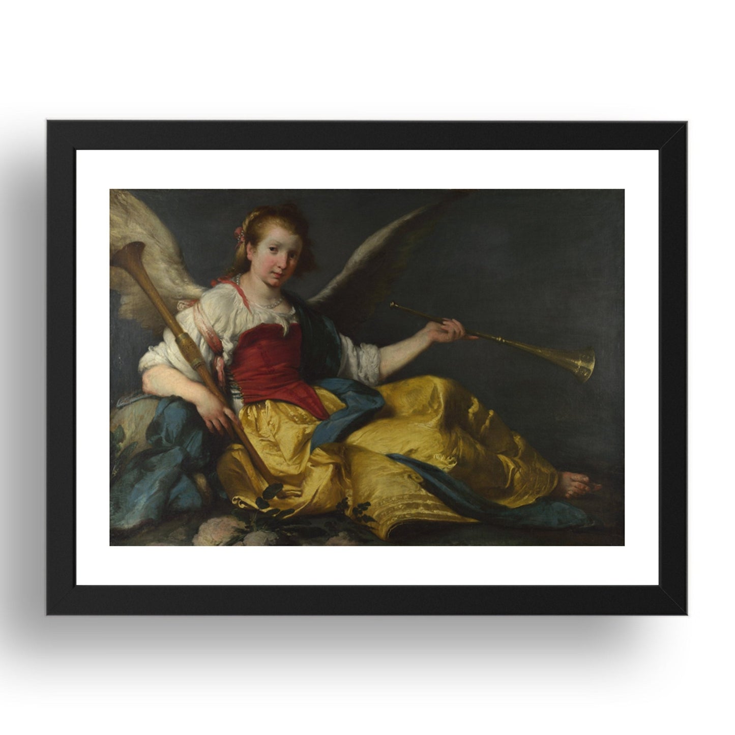Bernardo Strozzi: A Personification of Fame, Poster in 17x13"(A3) Frame
